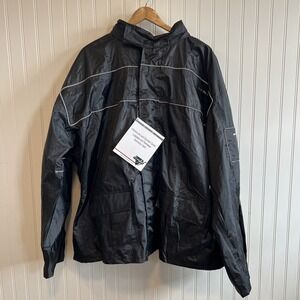 Pro storm two-piece rain suit Nelson Rigg Men's black 4XL NWT